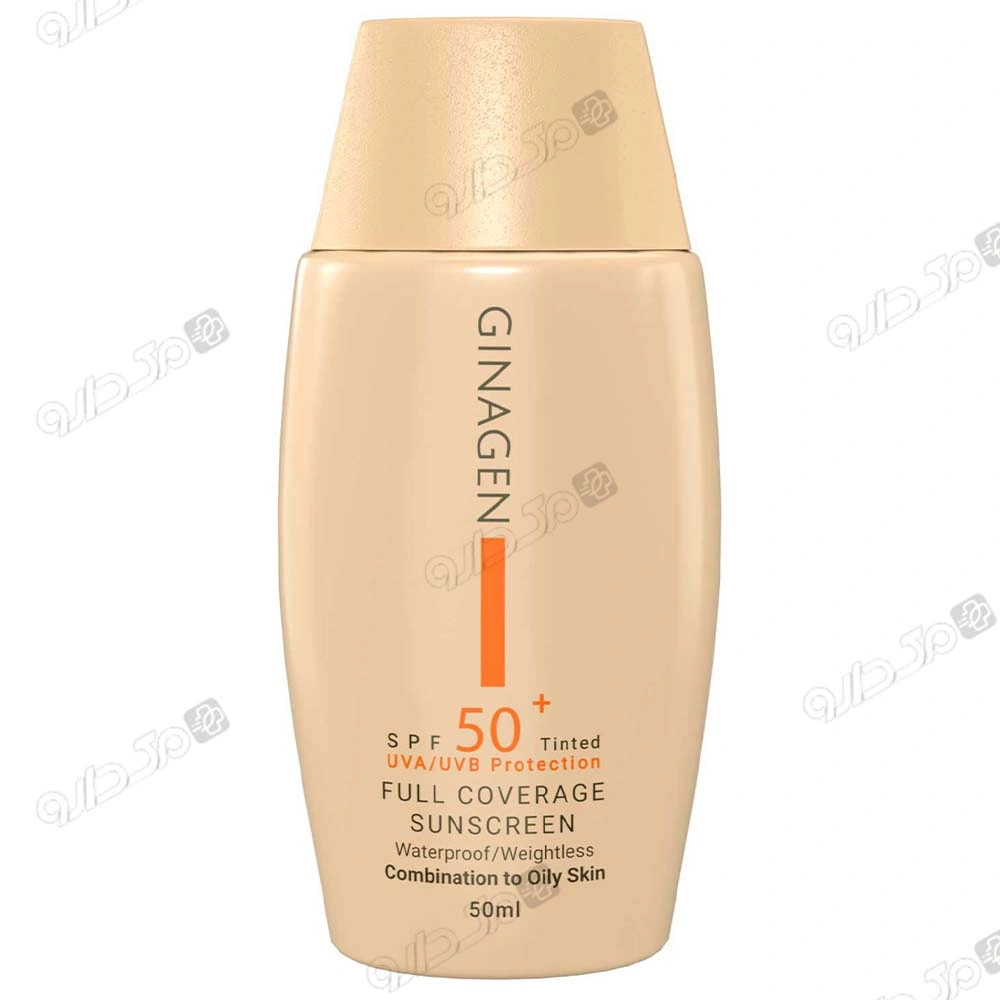 ضد آفتاب رنگی SPF50-02 پوست چرب و مختلط ژیناژن